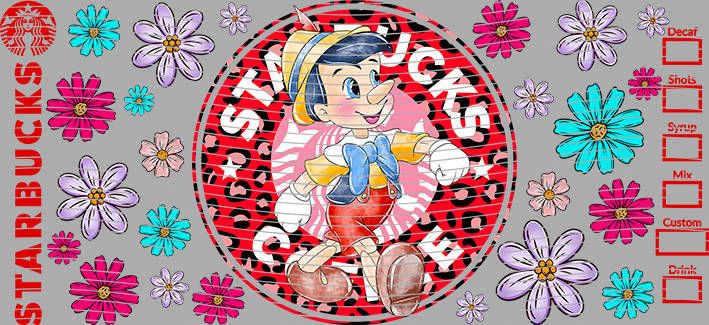 16oz Disney style-D-2389
